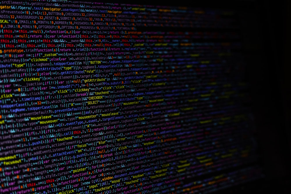 Visual representation: Computer code illustrating the depth of our network penetration testing services.